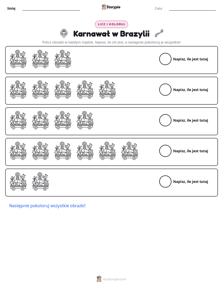Liczenie i Kolorowanie