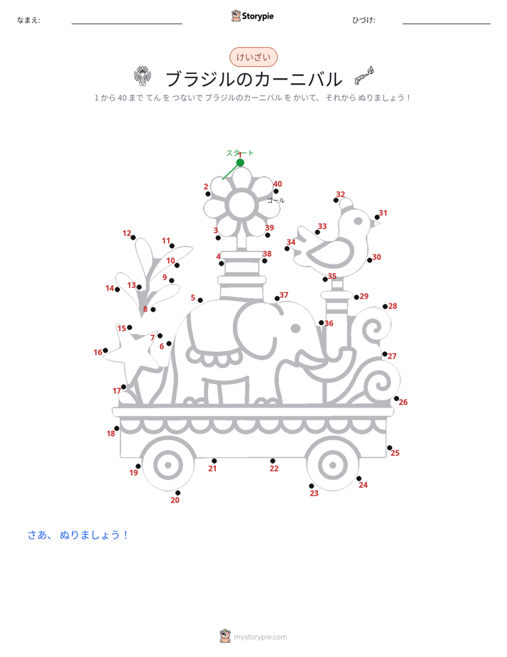 点つなぎ