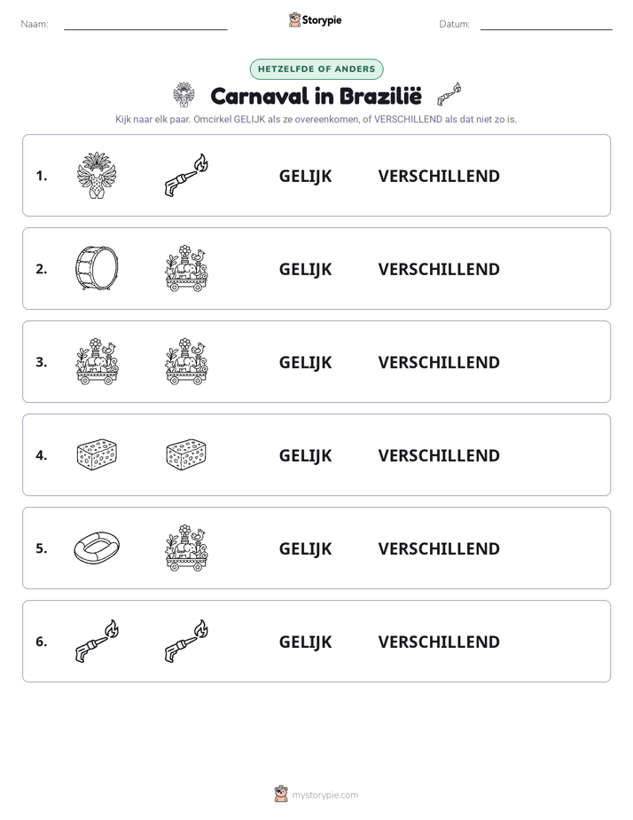 Zelfde of Verschillend