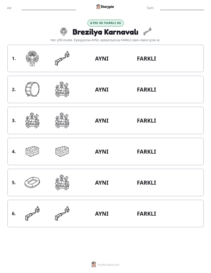 Aynı mı Farklı mı