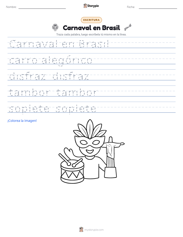Práctica de Escritura