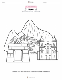 Prabaca lembar kerja cetak Peru