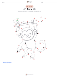 Peru printable worksheet preview