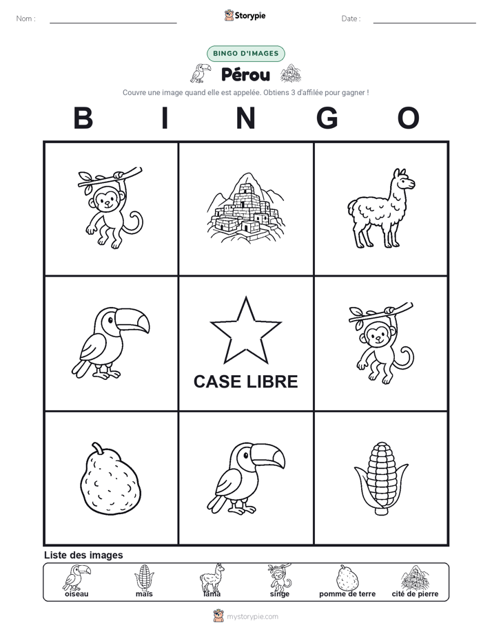 Bingo d'Images