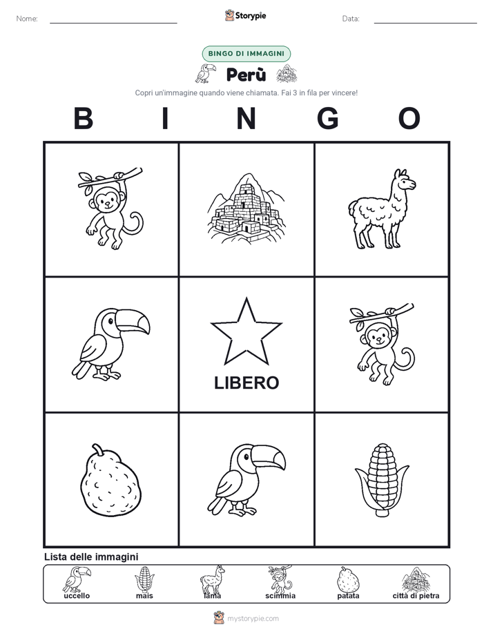 Bingo delle Immagini