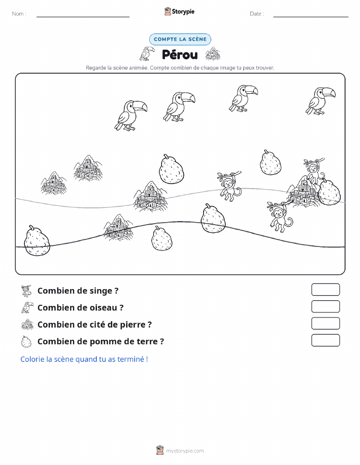 Scène de Comptage