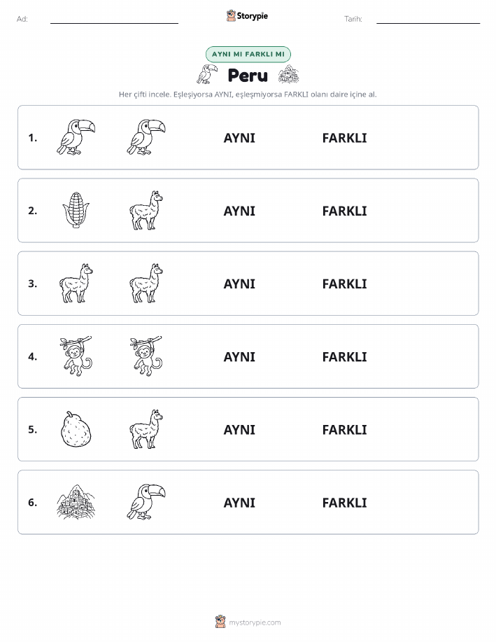 Aynı mı Farklı mı
