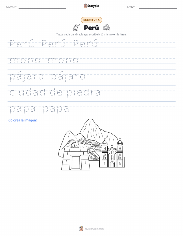 Práctica de Escritura