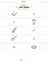 J.R.R. Tolkien printable worksheet preview