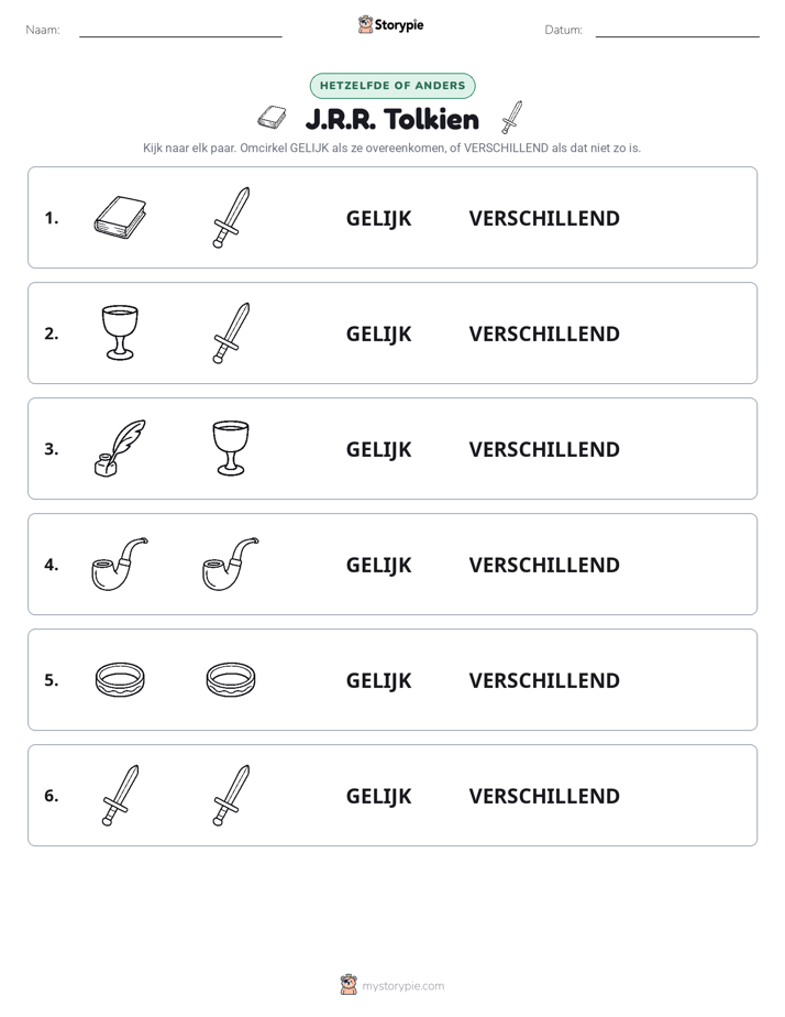 Zelfde of Verschillend