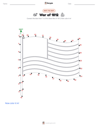 War of 1812 printable worksheet preview