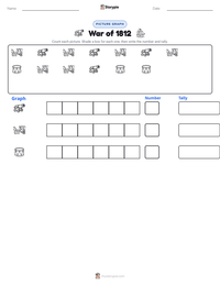 War of 1812 printable worksheet preview
