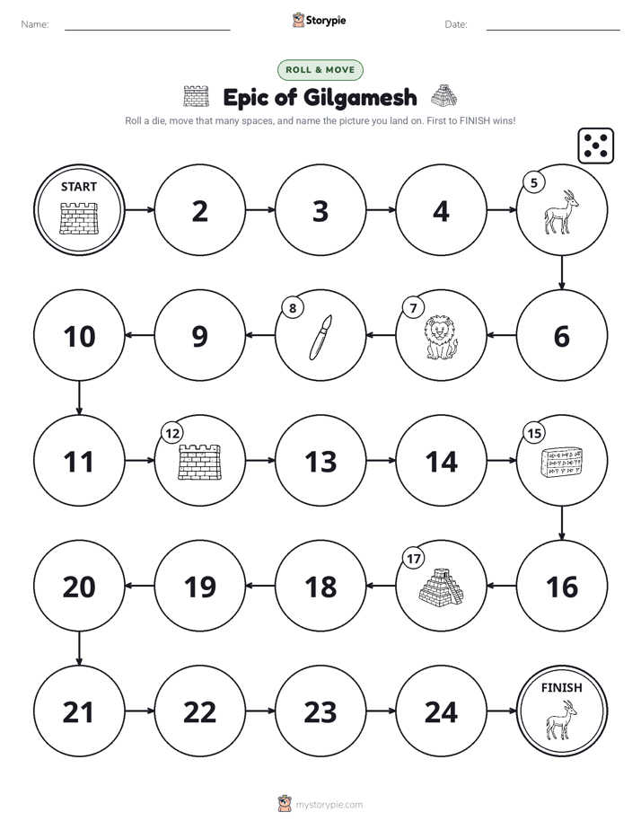 Roll & Move Game