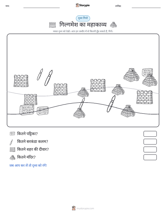 गिनती दृश्य
