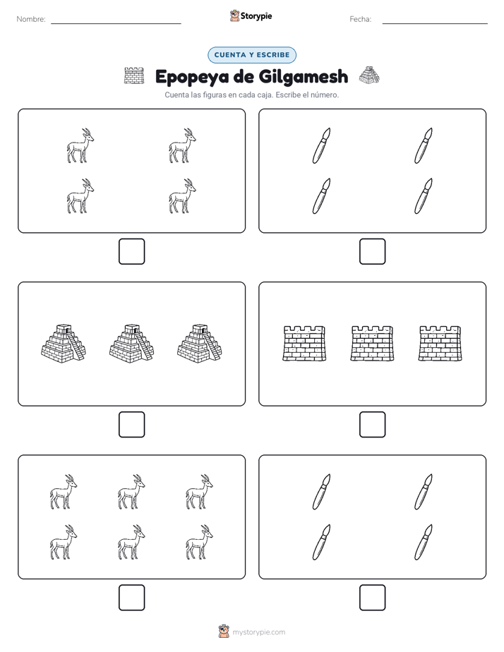 Cuenta y Escribe