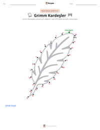 Grimm Kardeşler yazdırılabilir çalışma sayfası önizlemesi