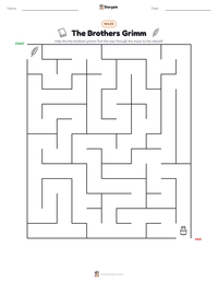 The Brothers Grimm printable worksheet preview