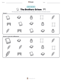 The Brothers Grimm printable worksheet preview