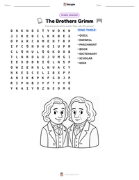 The Brothers Grimm printable worksheet preview