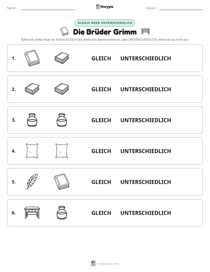 Gleich oder Anders