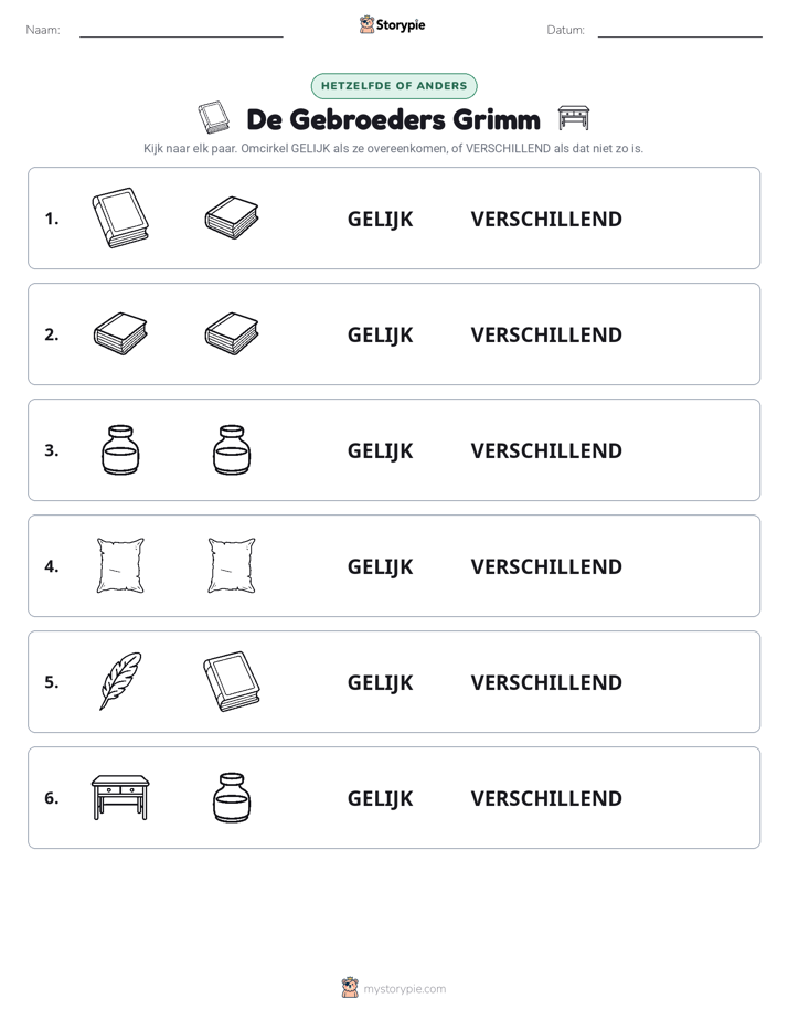 Zelfde of Verschillend