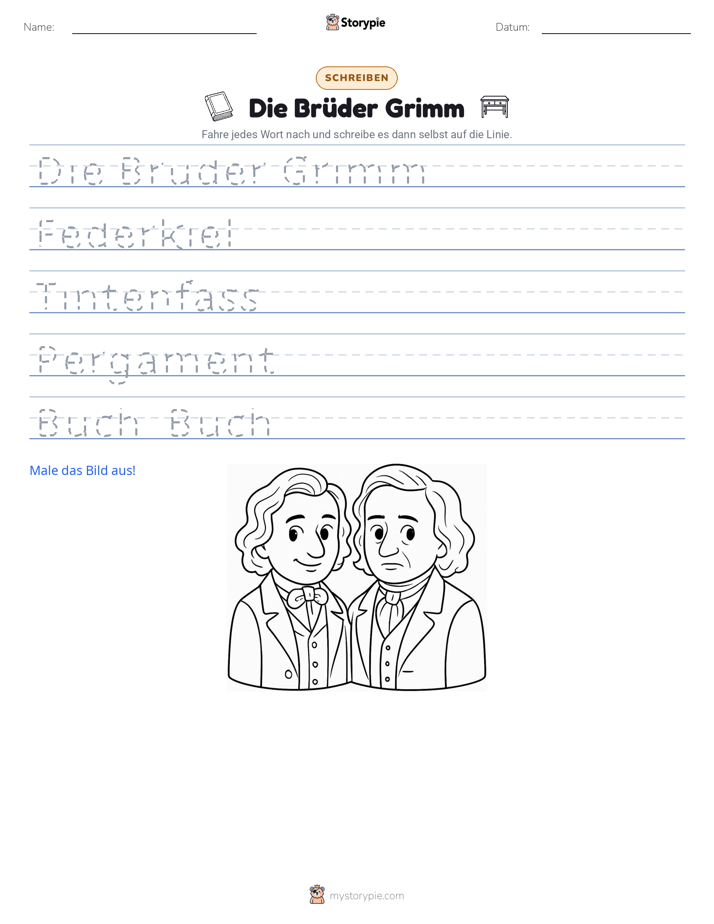 Schreibübung