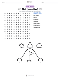Plot (narrative) printable worksheet preview
