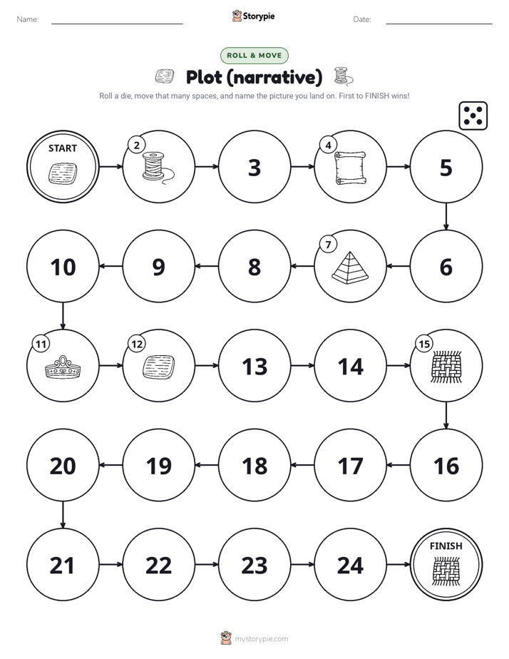 Roll & Move Game