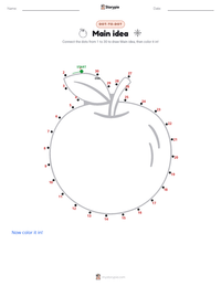 Main idea printable worksheet preview
