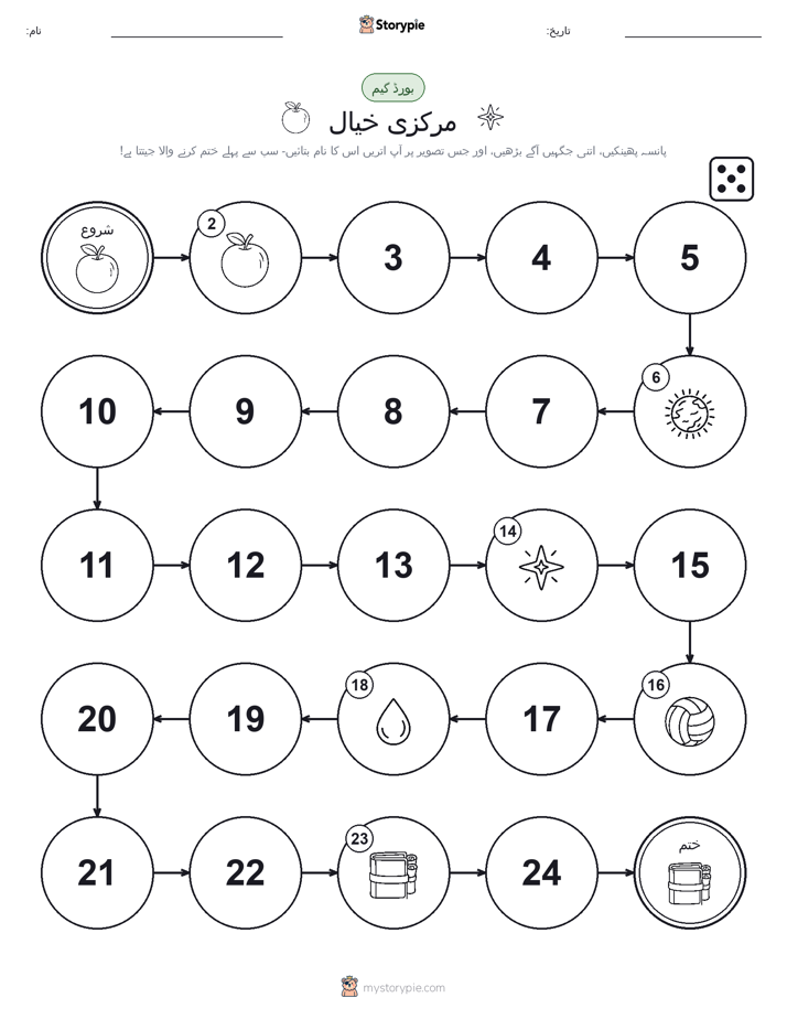 رول اور منتقل کریں کھیل