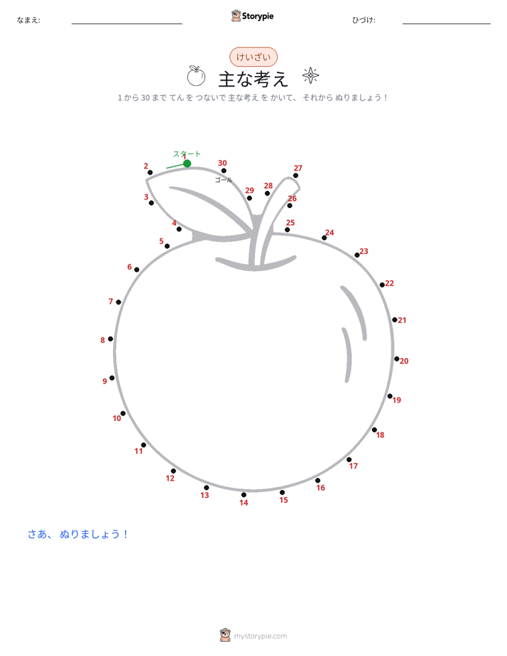 点つなぎ