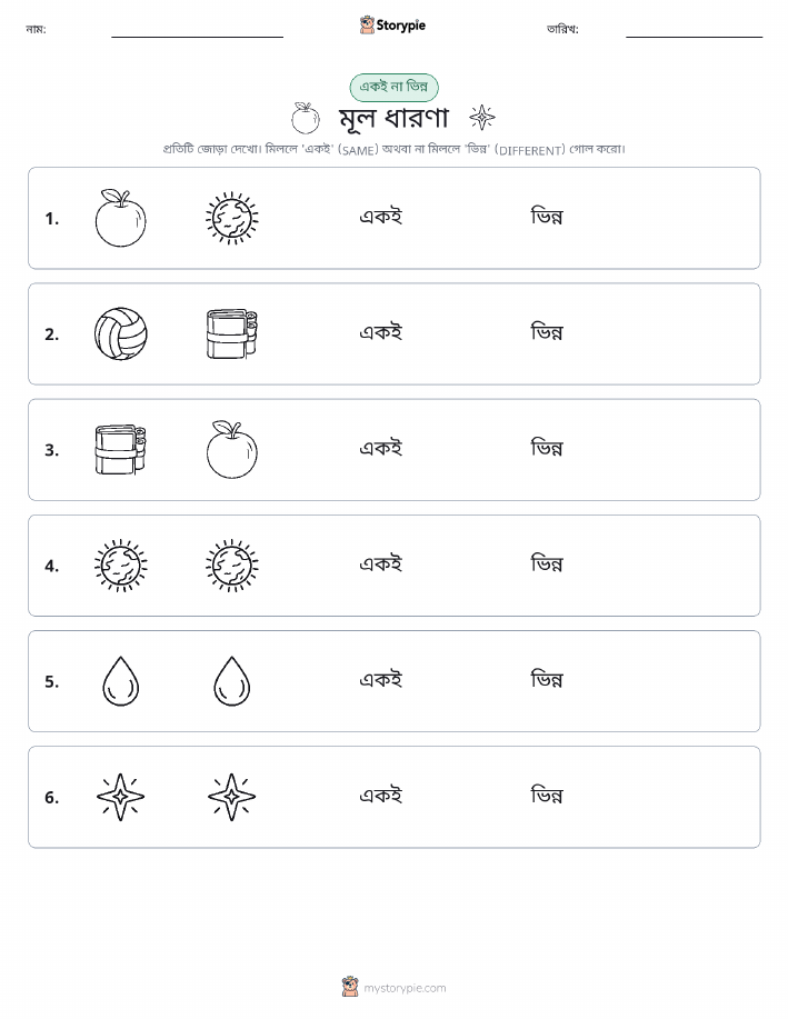 একই বা ভিন্ন