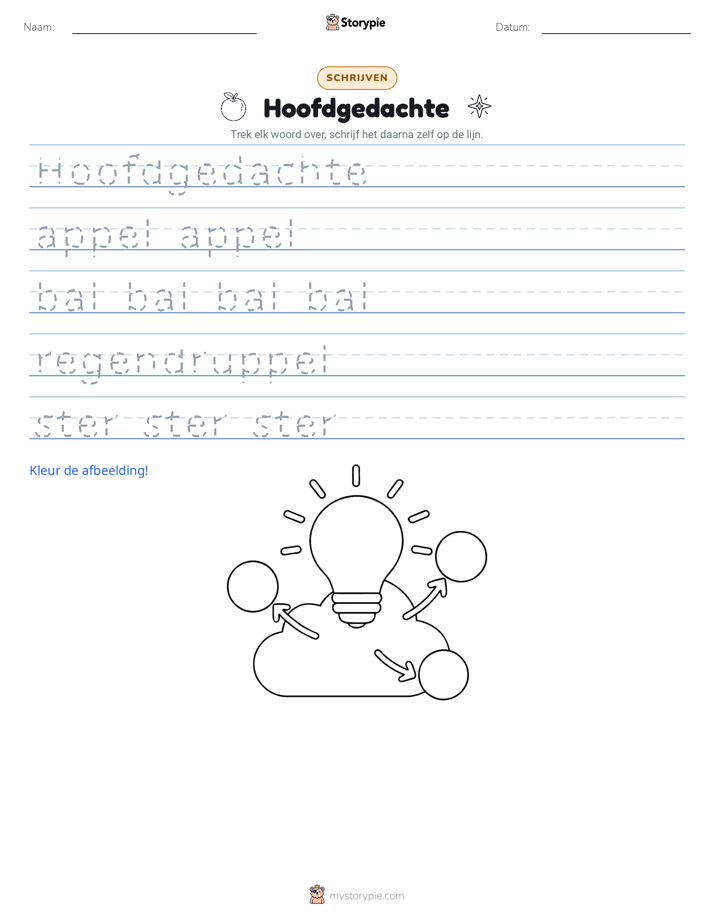 Schrijf Oefening