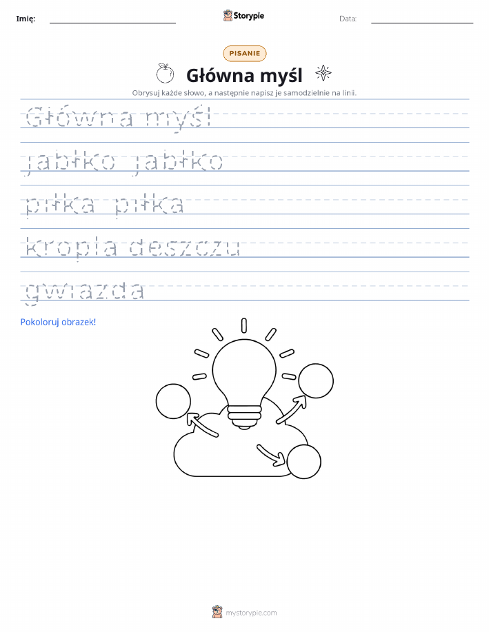 Ćwiczenie Pisania