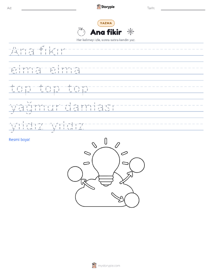 Yazma Pratiği