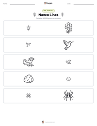 Nazca Lines printable worksheet preview