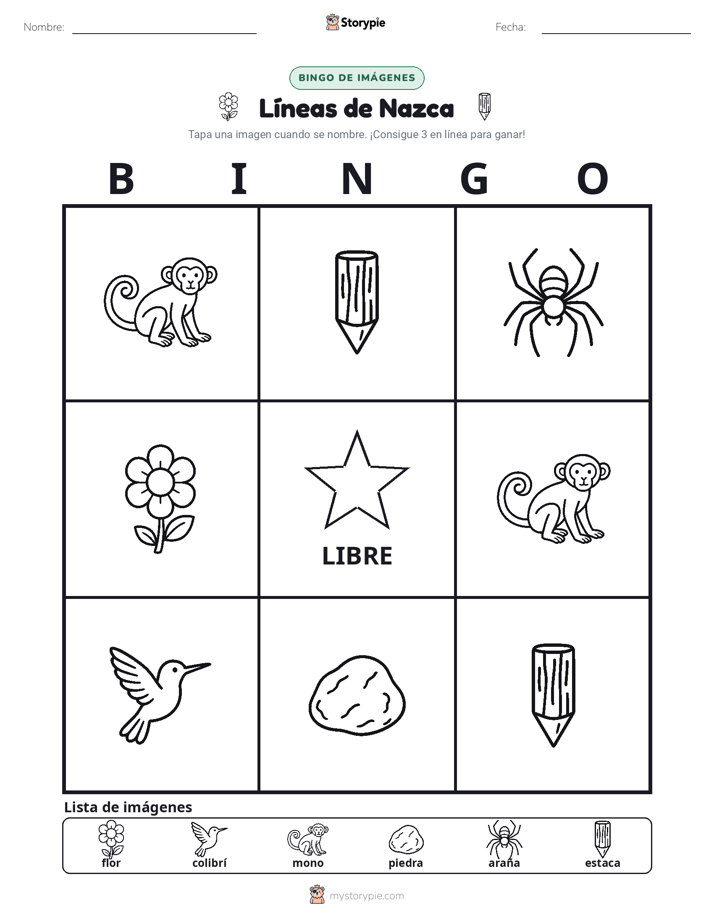 Bingo de Imágenes