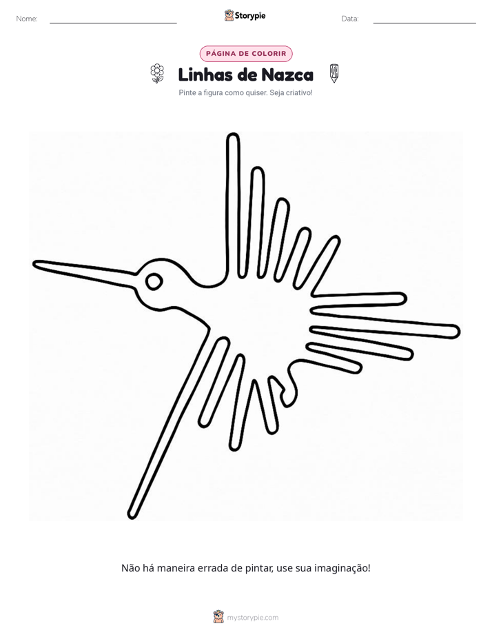 Página para colorir