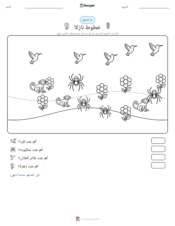 مشهد العد