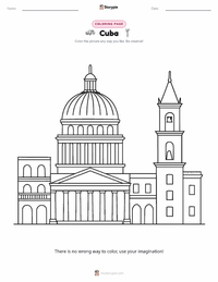 Cuba printable worksheet preview