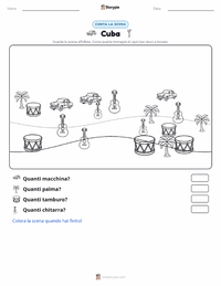Anteprima della scheda stampabile di Cuba