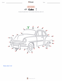 Cuba printable worksheet preview