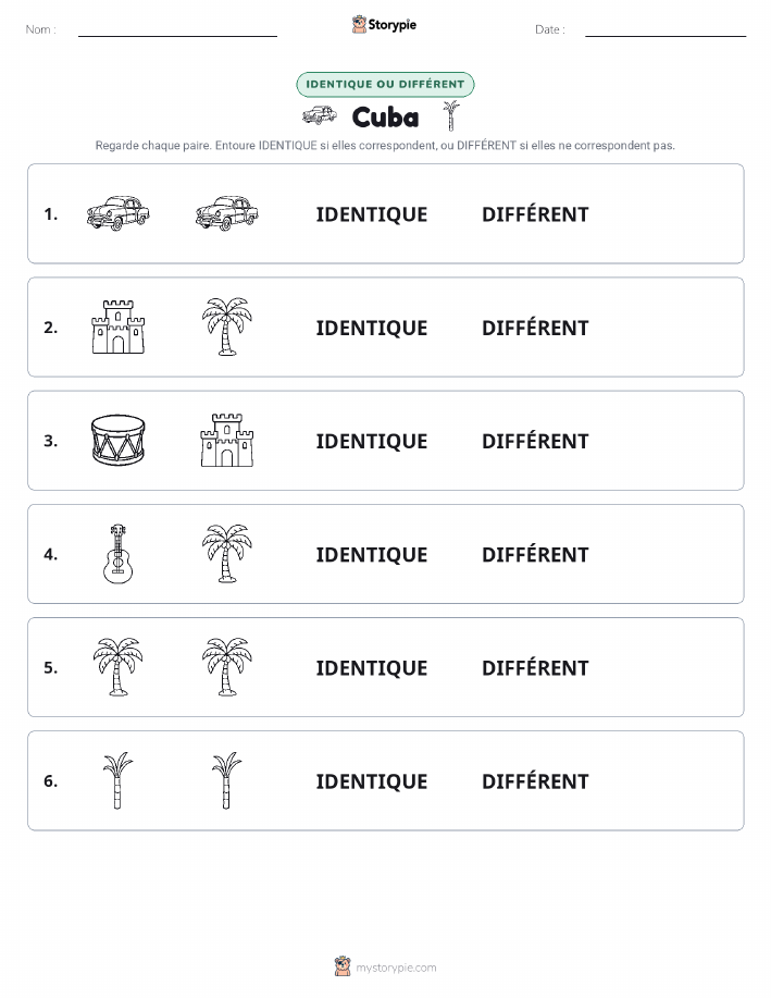Identique ou Différent
