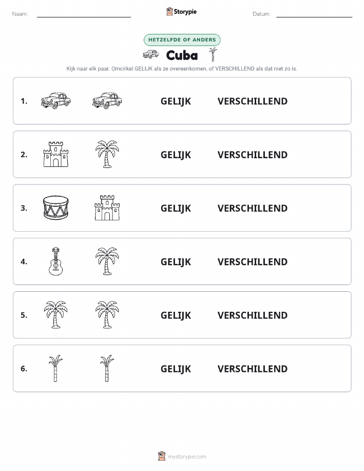 Zelfde of Verschillend