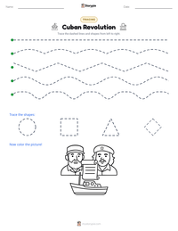Cuban Revolution printable worksheet preview