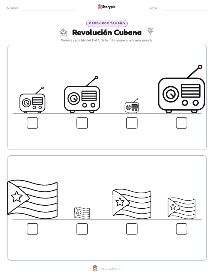 Orden de Tamaños