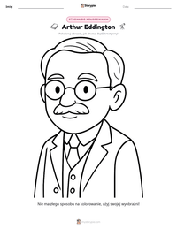 Podgląd drukowalnego arkusza ćwiczeń Arthur Eddington