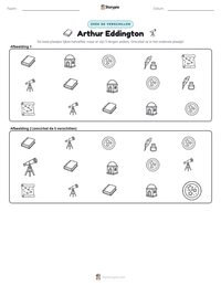 Arthur Eddington afdrukbare werkblad voorbeeld