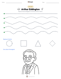 Anteprima della scheda stampabile di Arthur Eddington