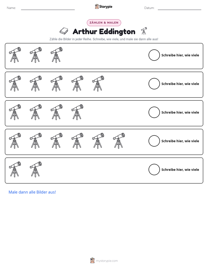 Zählen & Ausmalen